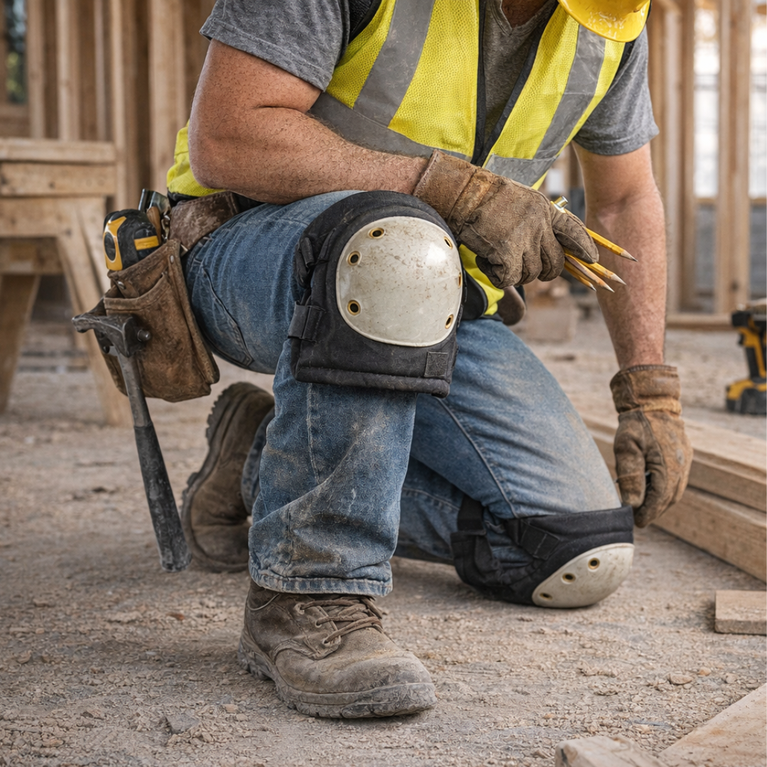 Plastic Cap Knee Pads - LHEN-5842