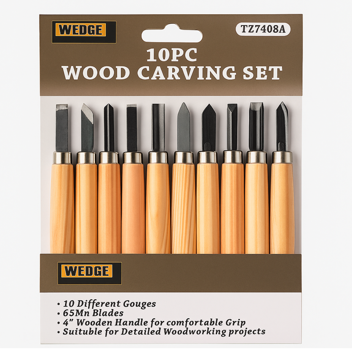 10 Piece Wood Carving and Chisel Set - TZ02-97408