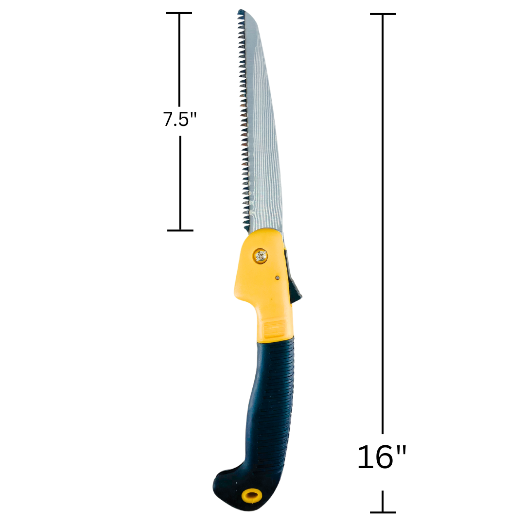 Compact Folding Pruning Saw with Comfort Grip Handle