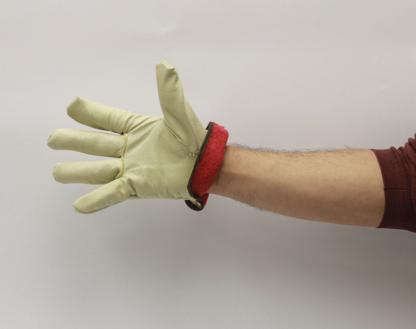 1 Dz. Pig Skin Driver Gloves With Red Jersey Lining, XXL