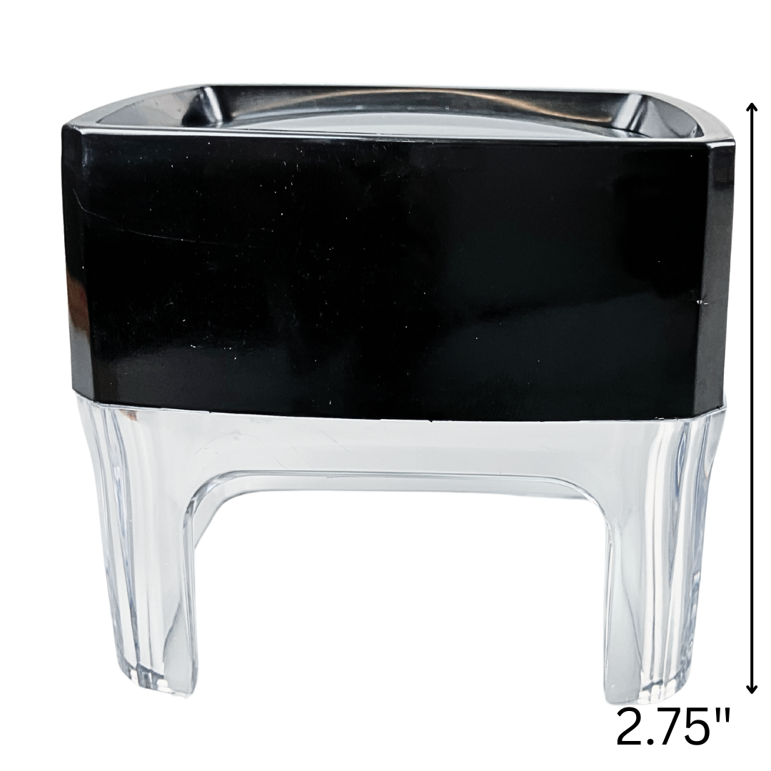 5X Dome-Style Fixed Focus Magnifier | 3"x2.5" Rectangular Lens | Enhanced with Clear Side Panels | Perfect for Printers & Hobbyists