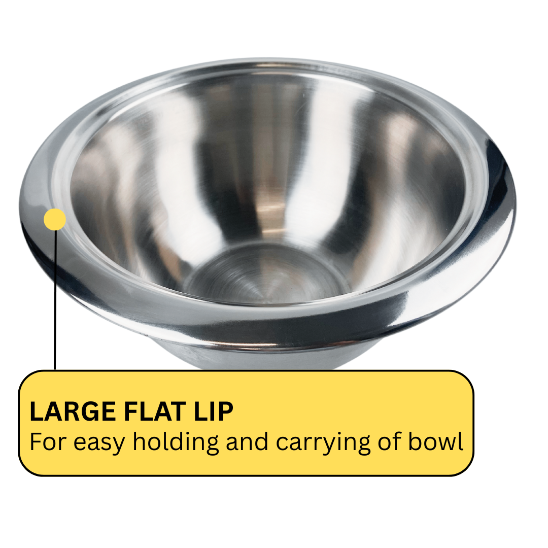 Stainless Steel Bowl For Mixing Or Serving - U-19096