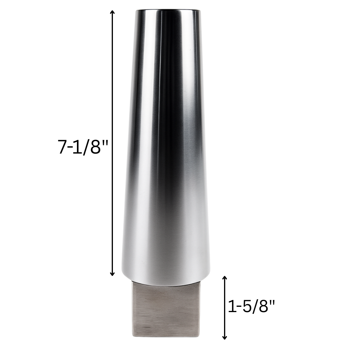 Stainless Steel Oval Bracelet Mandrel – 7-1/8" Bangle Forming Tool – Jewelry Shaping & Sizing Mandrel – Professional Quality