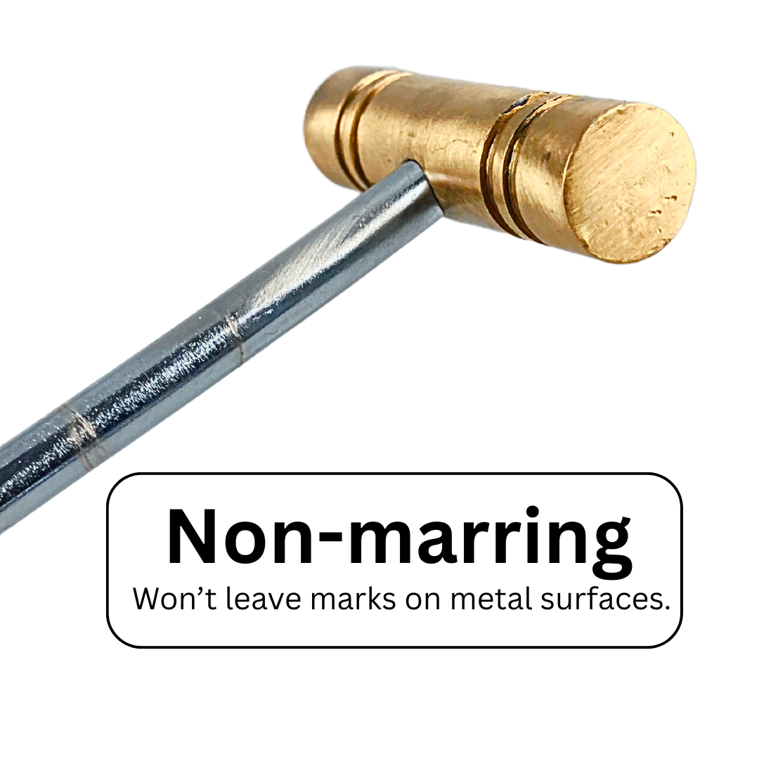 9-1/2 inch Double Ended Brass Mini Mallet - PH-90200