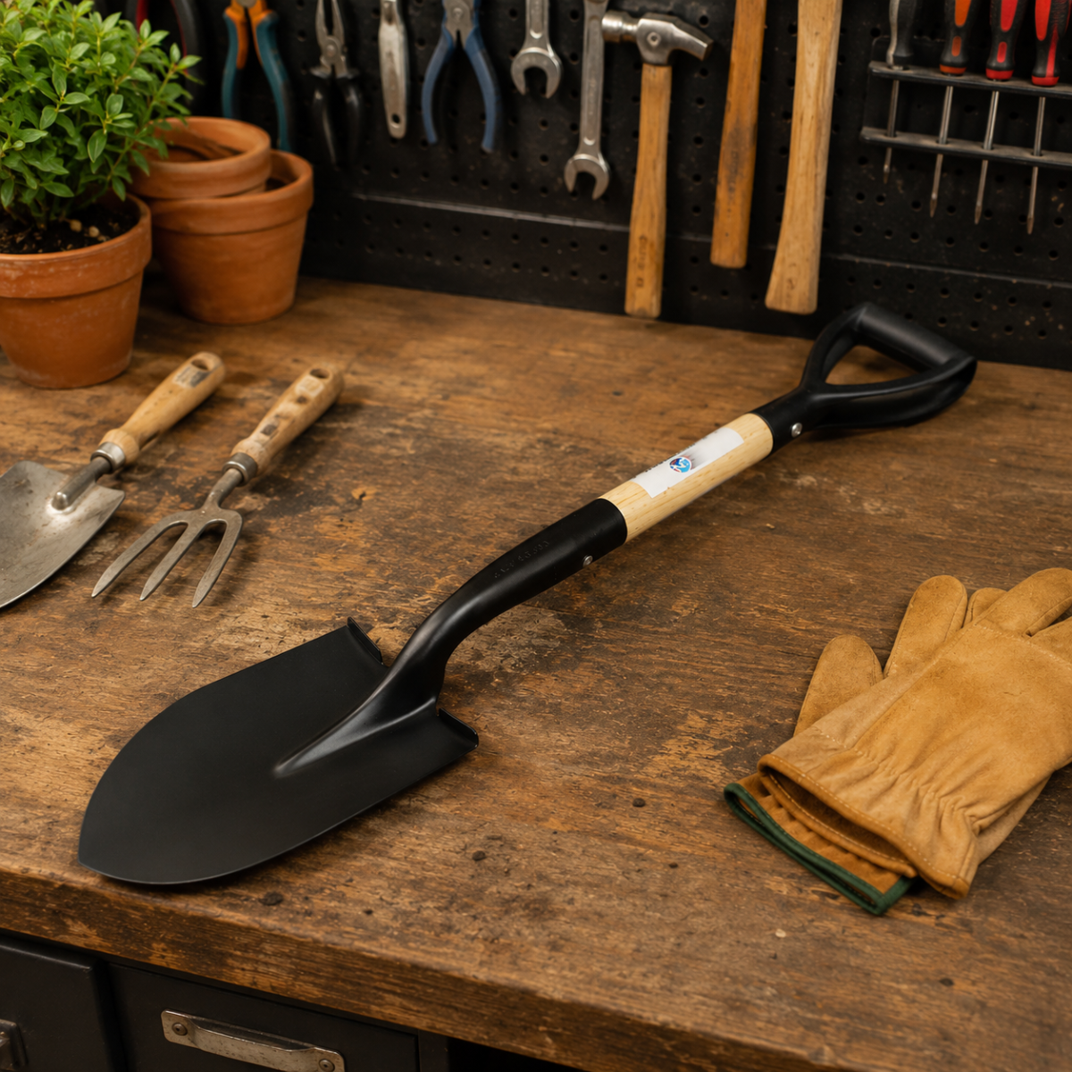27.75 Inch Small Garden & Multi Purpose Shovel | Tempered Steel Head (TC730-MINI) - TC730-MINI