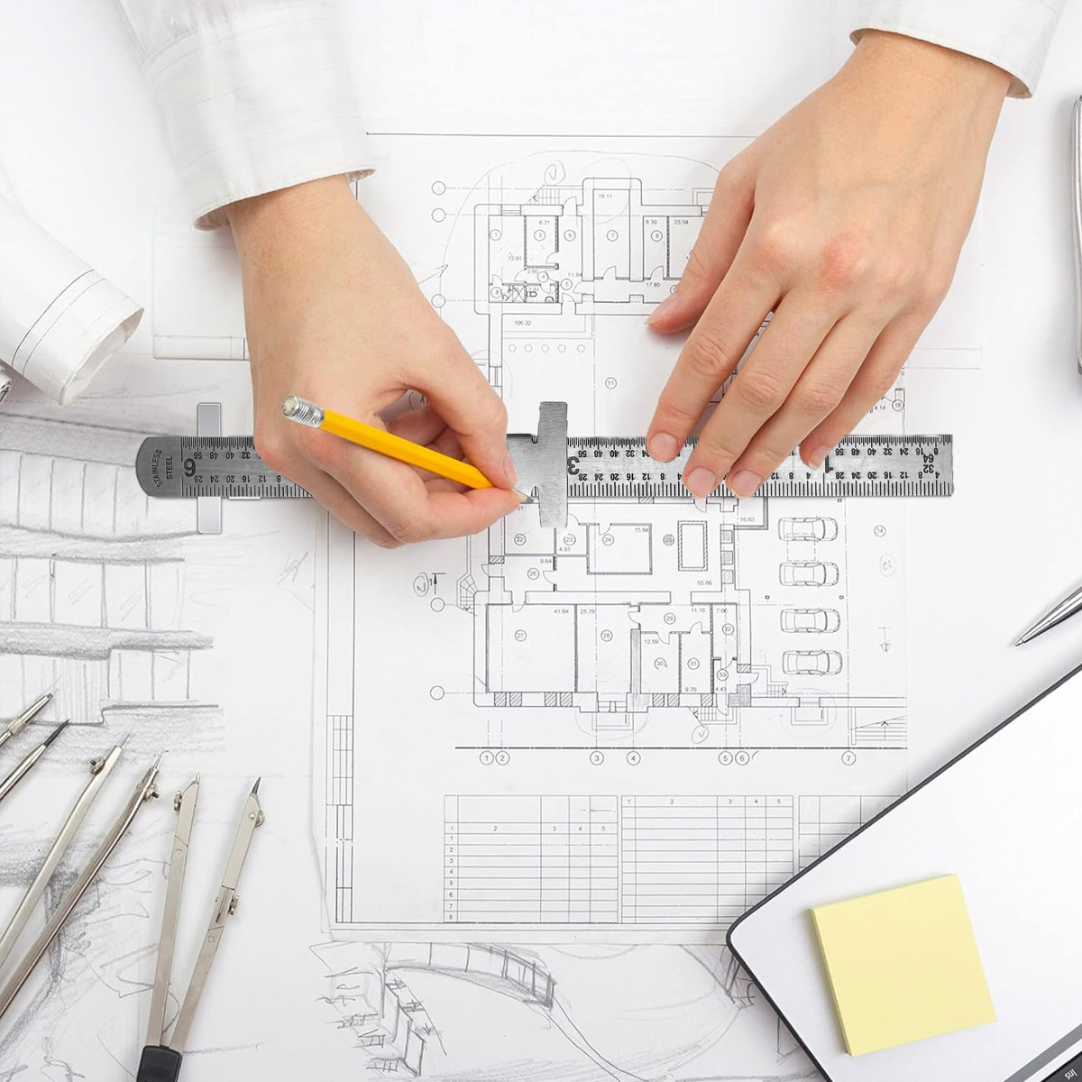 Pocket 6"inch Ss Ruler (Pack of: 2) - TM-11061-Z02