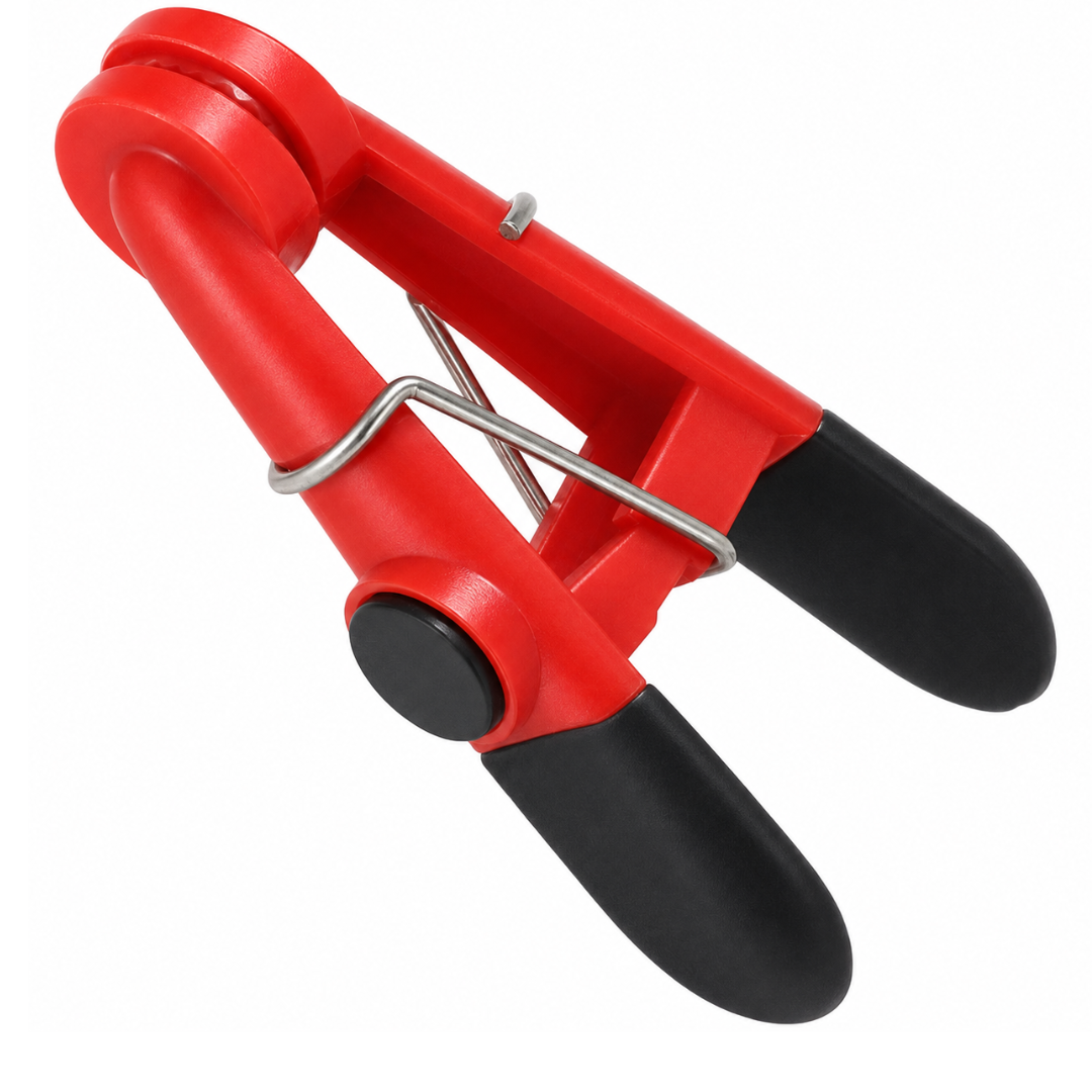 Universal Magnetic Utility Clamp with Cushioned Tips and Rubberized Handles, 1-1/4 Inch Multi-Purpose Clip for Home, Office, Closet and Workshop – CLAMP-04415