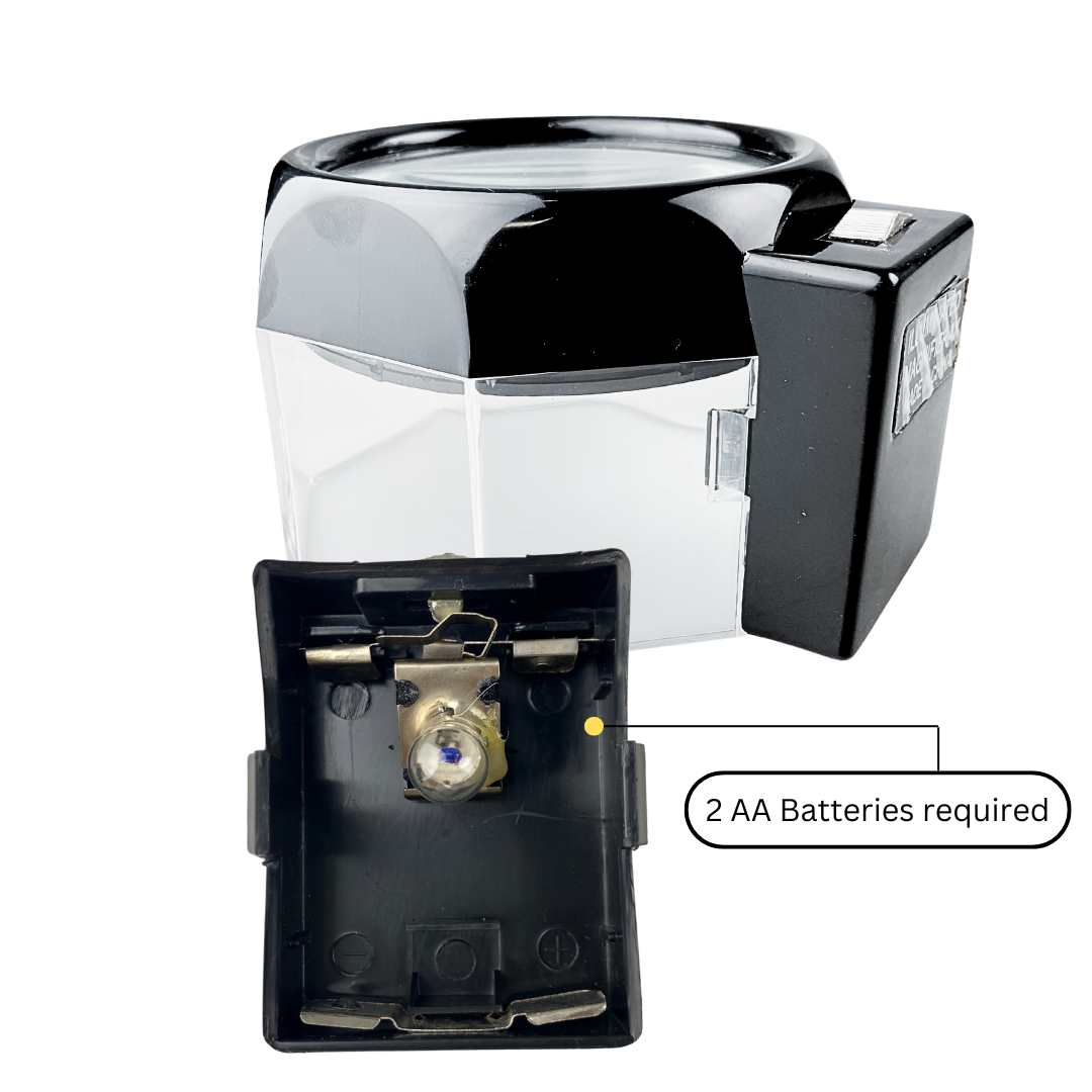 3.5x Illuminated Dome Magnifier, 5 Inches In Diameter - MG-90935