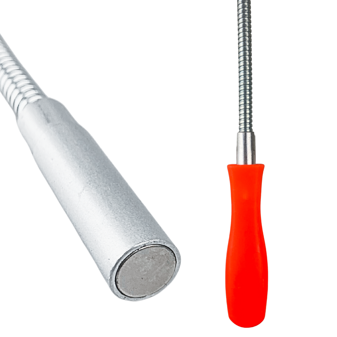 Flexible Arm Pick Up Magnet | 5 lbs. (2.3 kg) Pick Up Capacity | 2" (5.1 cm) Magnet | 24" (61 cm) Length
