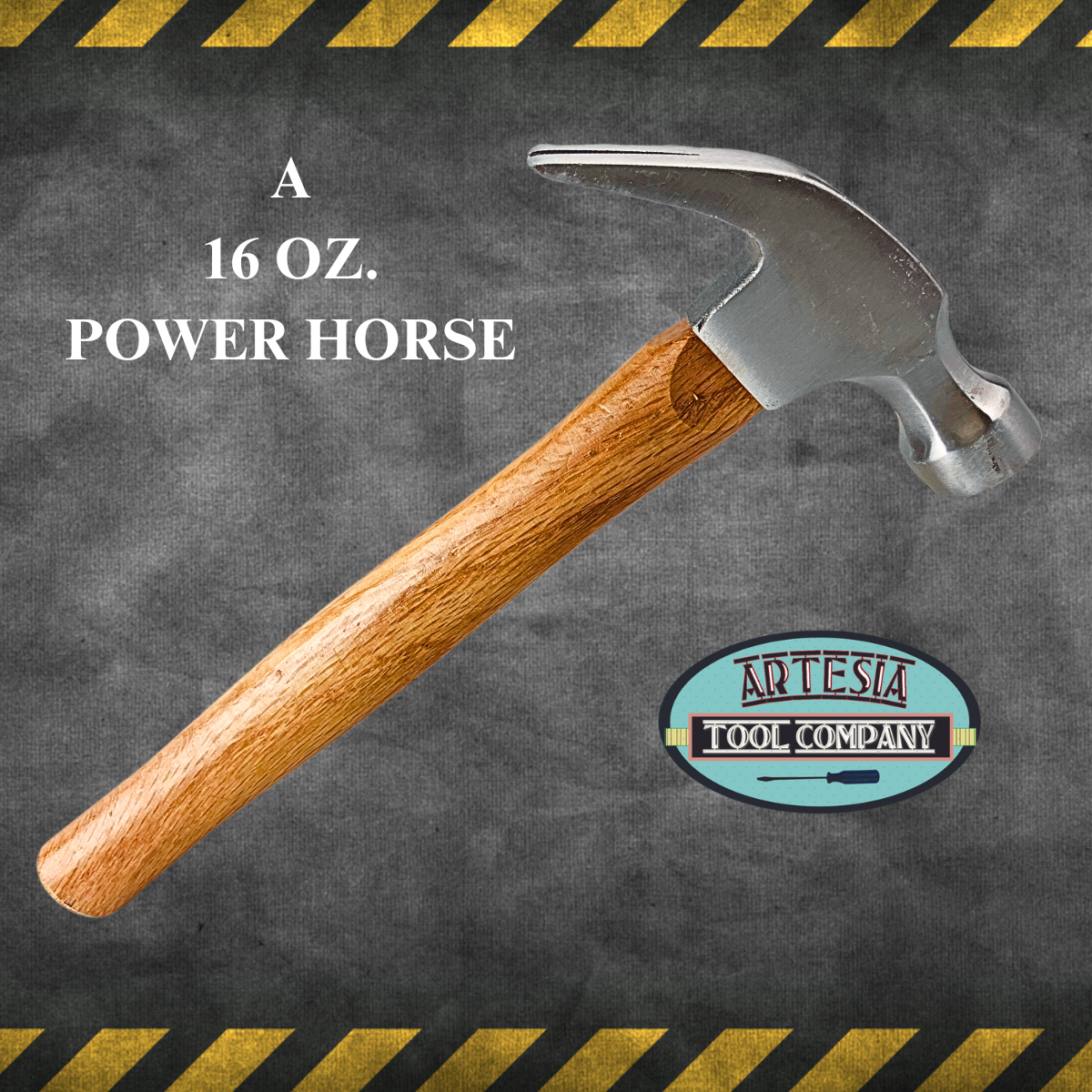 16 Inches Heavy Duty Forged Metal Claw Hammer - Wooden Handle - PH-02720