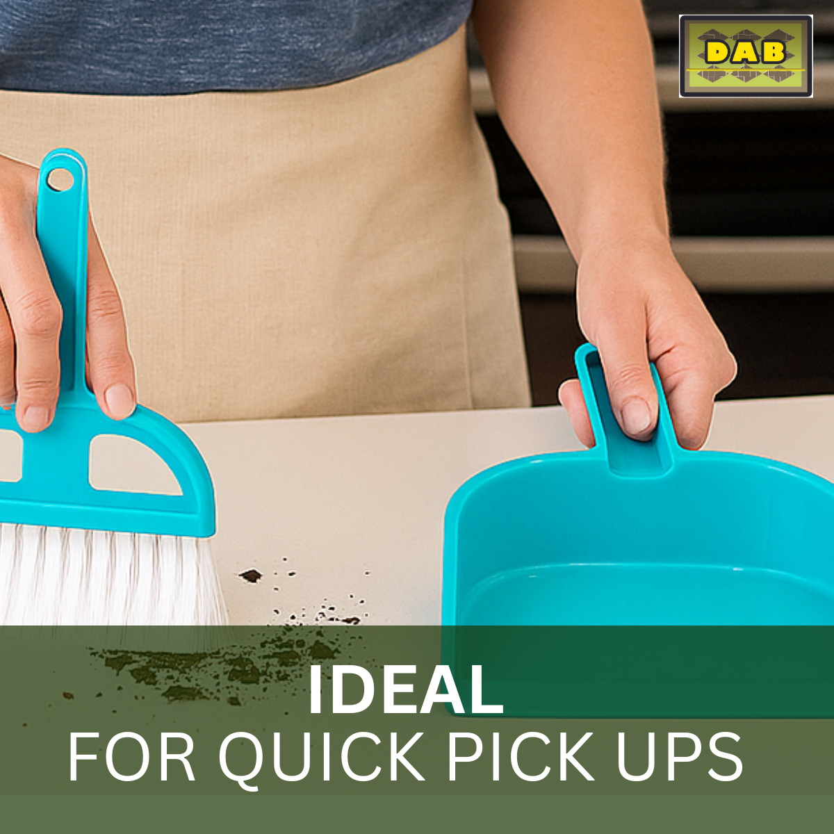 Mini Whisk Broom And Dustpan - TZ63-06321