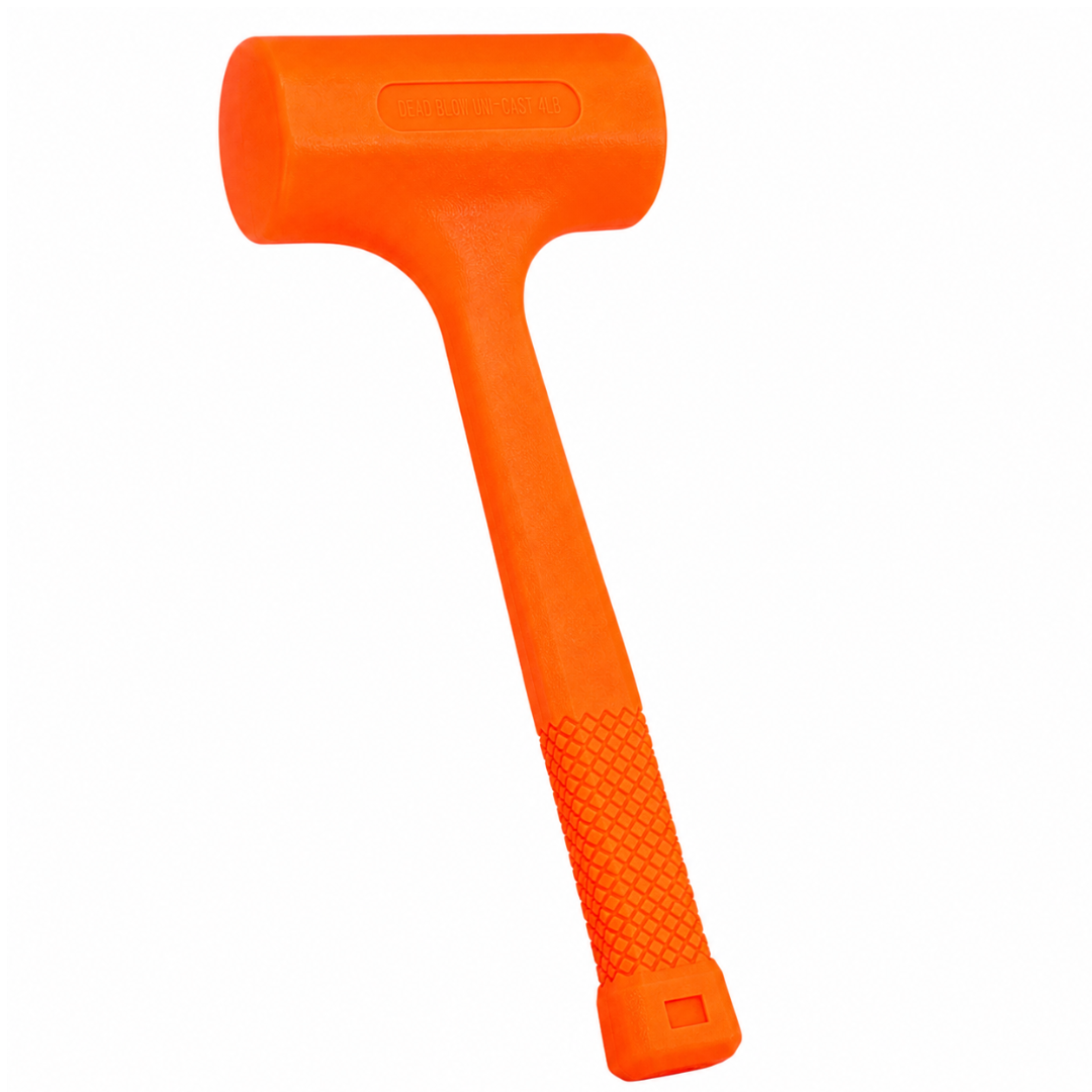 4-Pound Neon Orange Dead Blow Hammer