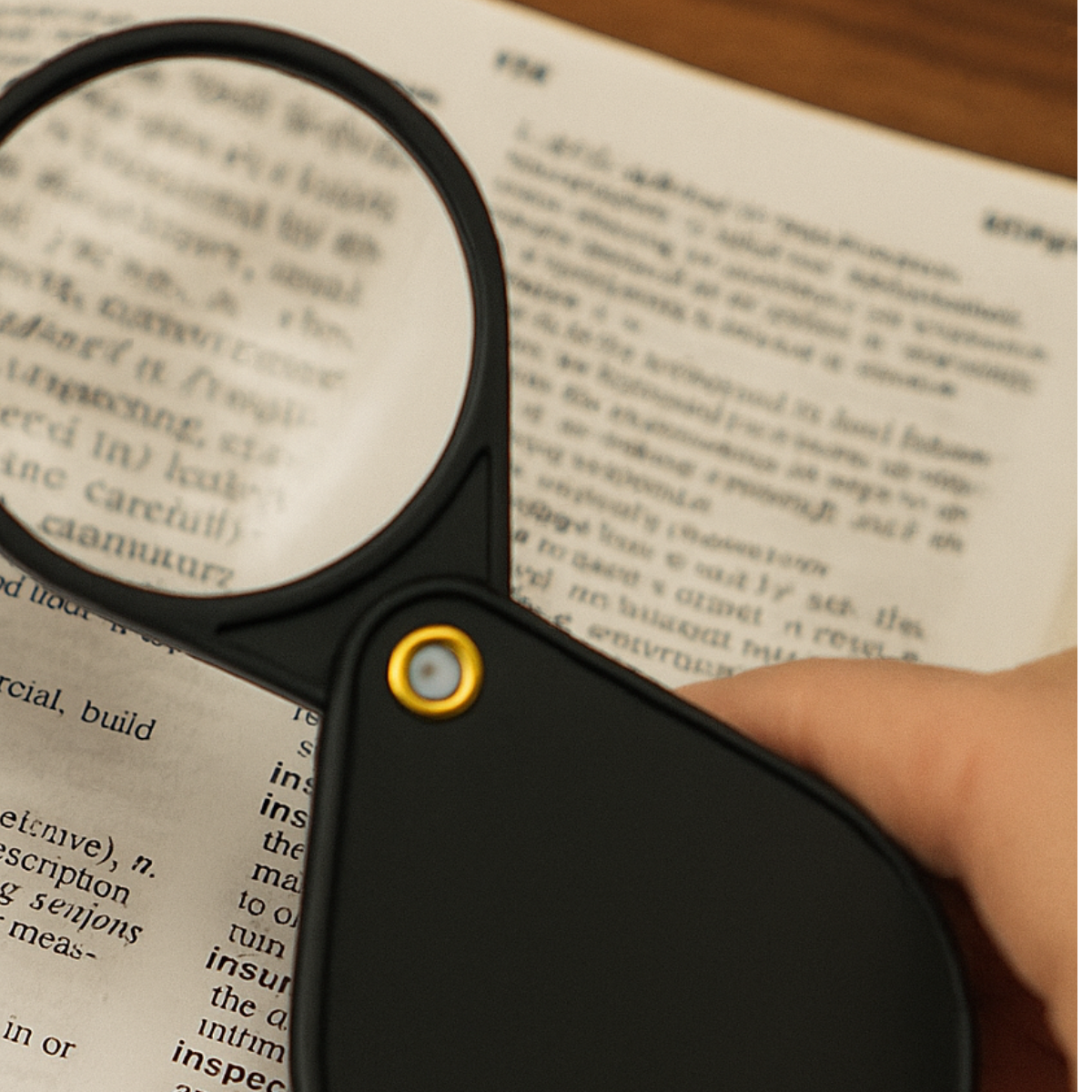 Swivel Folding Loupe Magnifier with 2.25" Large Lens – 3.5x Power