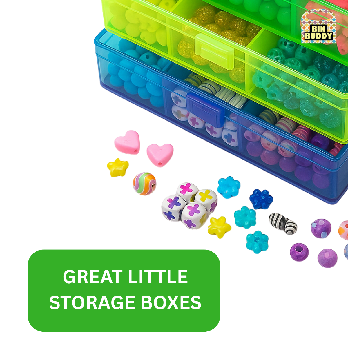 4 Colored Plastic Boxes - TJ-08784
