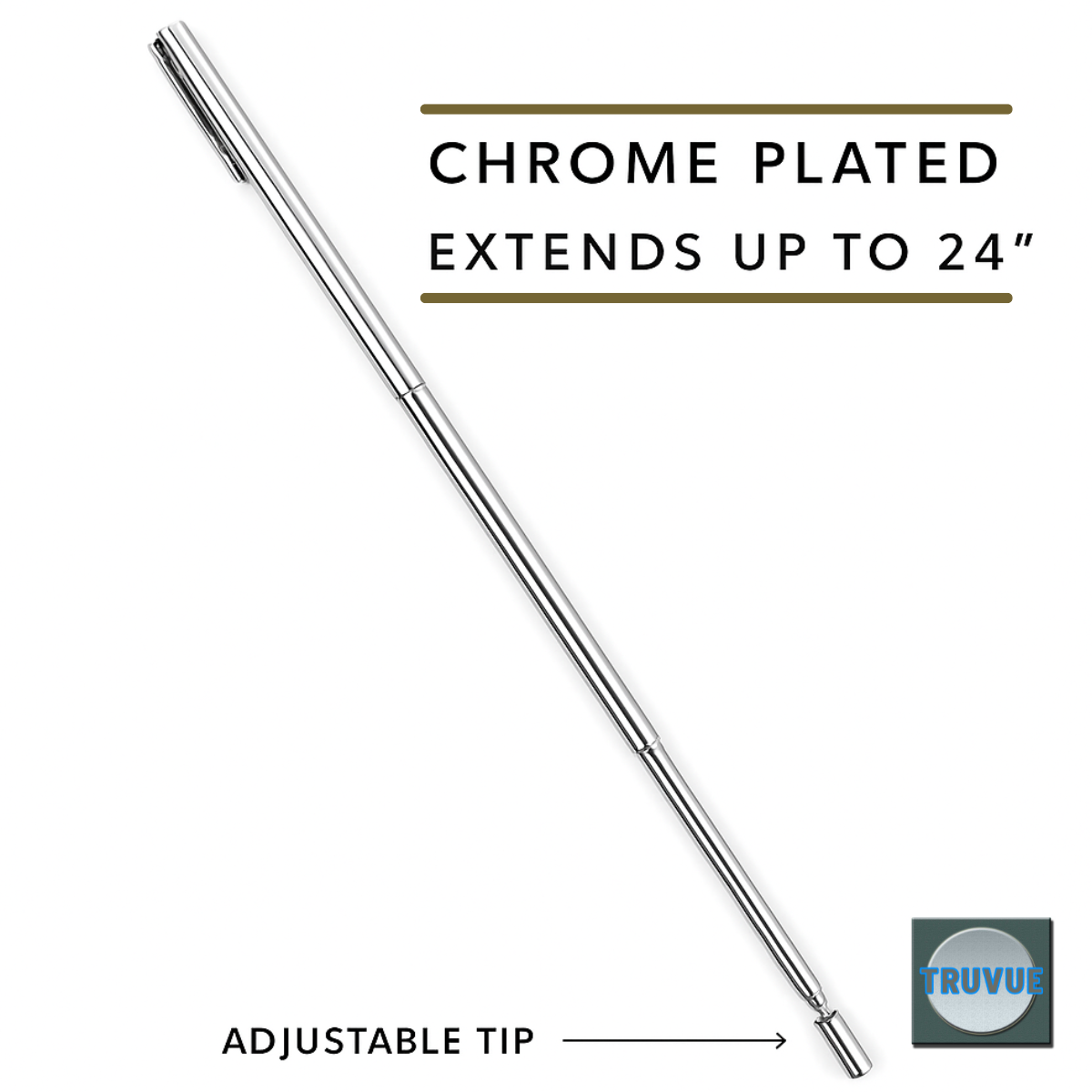 4 Piece Telescopic Tool with Mirror, Magnet and Alligator Clip - S1-EXT-08865