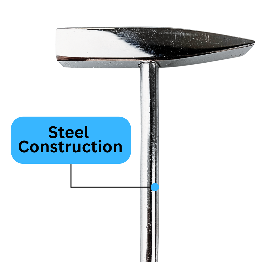 10" Chisel & Stainless Steel Hammer
