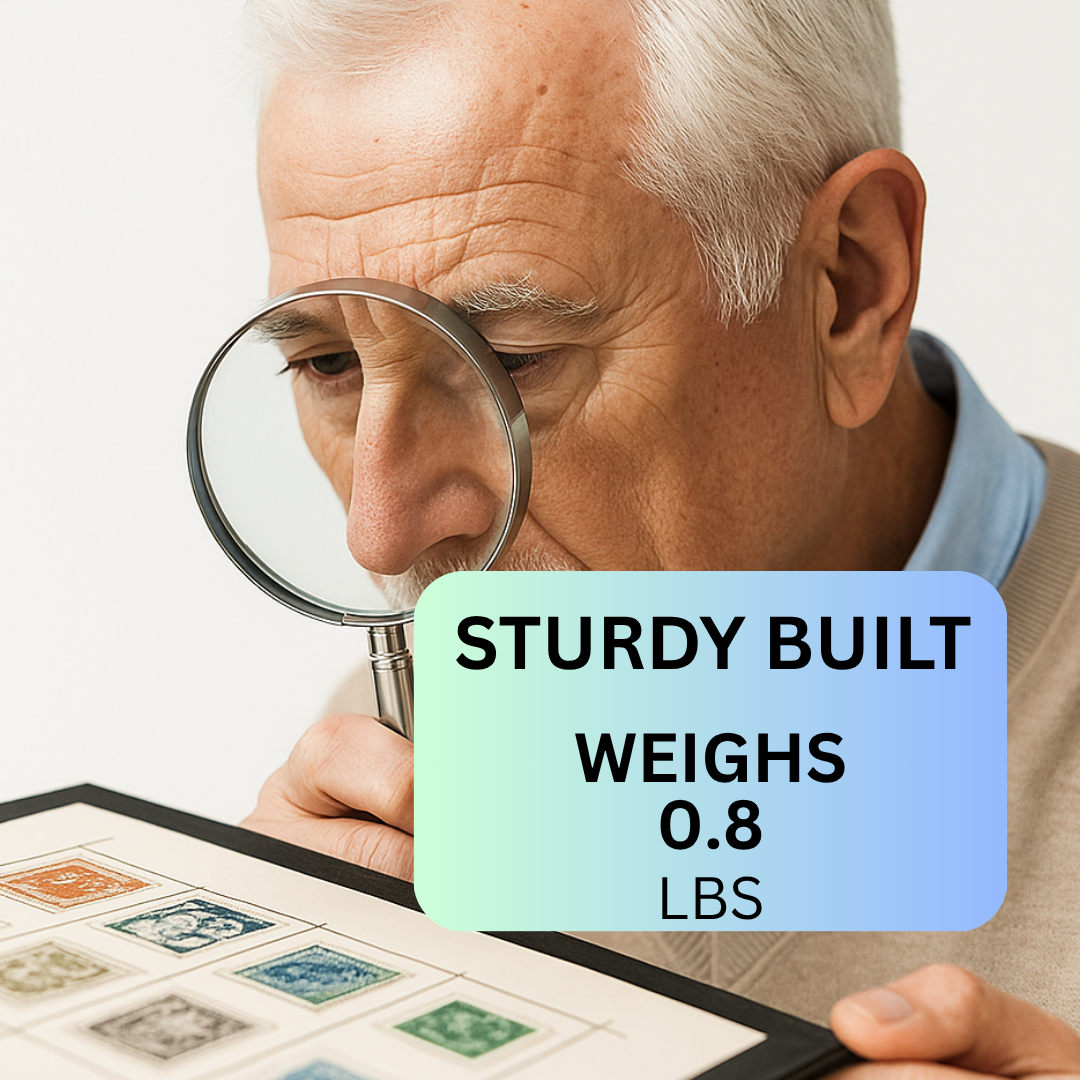 Magnifier 2X Power with Polished Chrome Handle - MG-08550