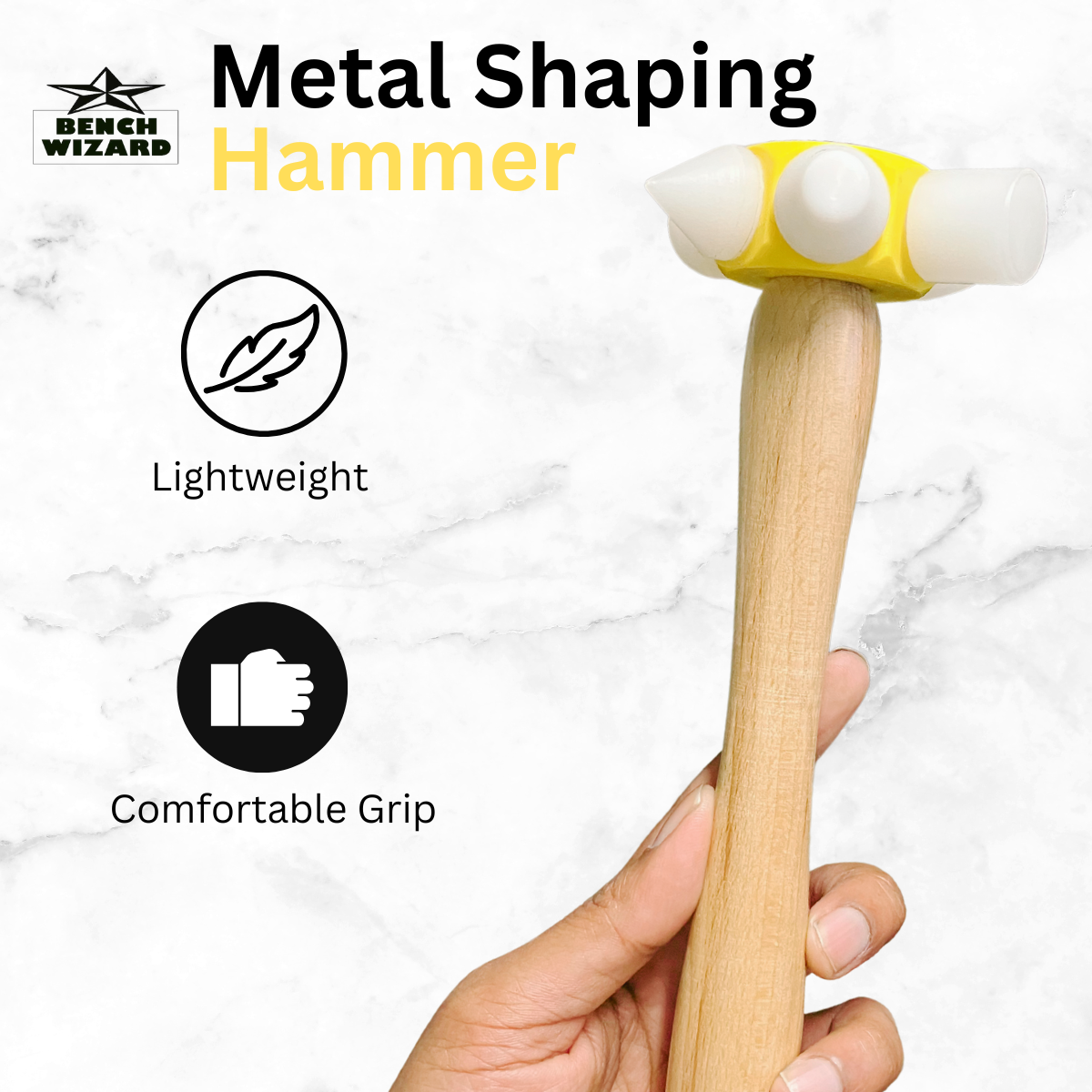 6 in 1 Nylon Head Hammer - 6 Different Shapes | Metal Shaping - PH-29704