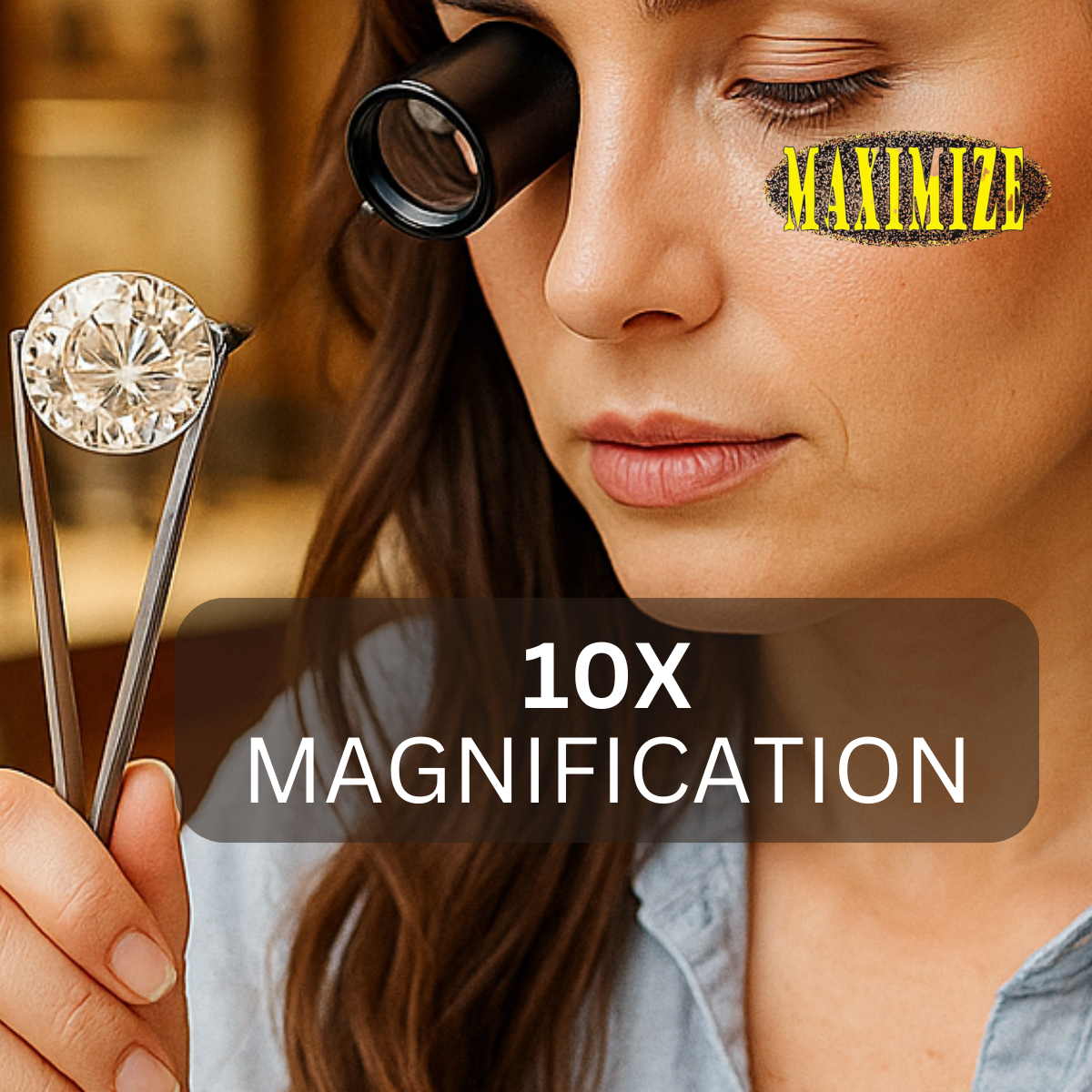 Hands-Free 10X Head Loupe – Comfortable & Convenient - MG-00928