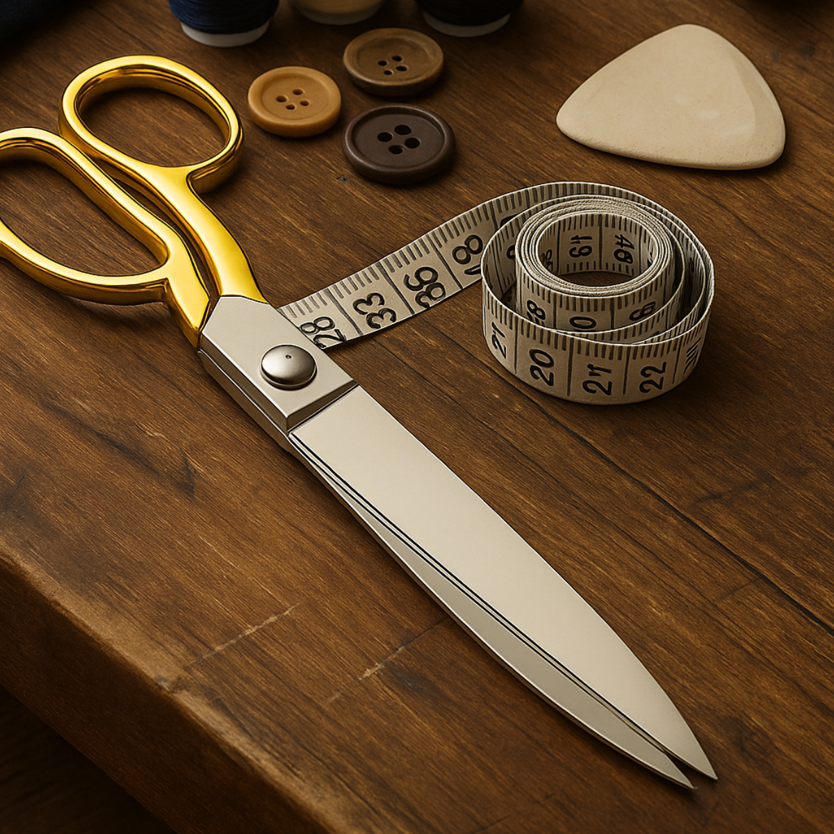 8 Inch Fabric Scissors with Golden Handles - SC-76800