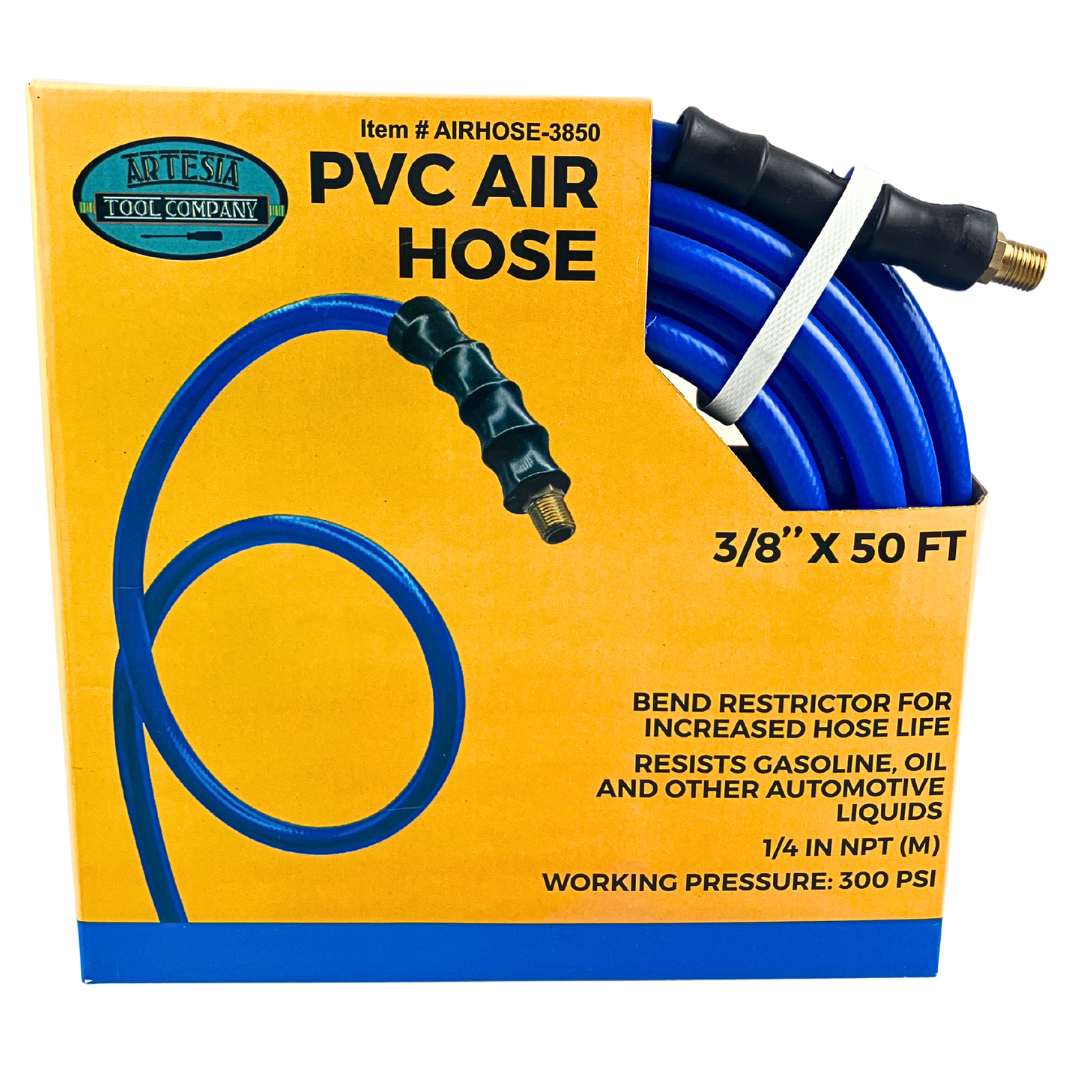 PVC Air Hose - 3/8" x 50 Ft.