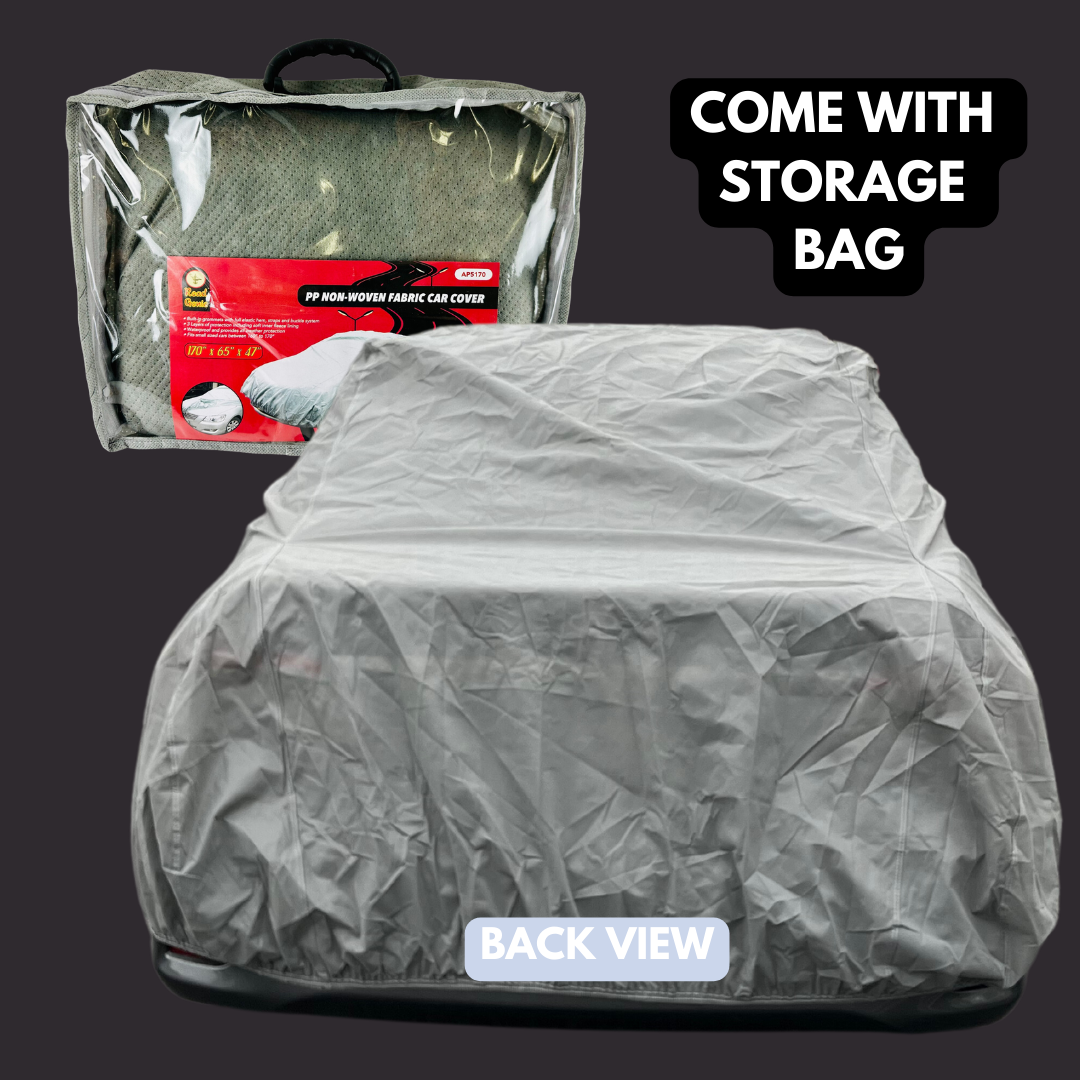 170 Inch Mildew Resistant Non-Woven Car Cover for Small-Size Vehicles - AP-12719