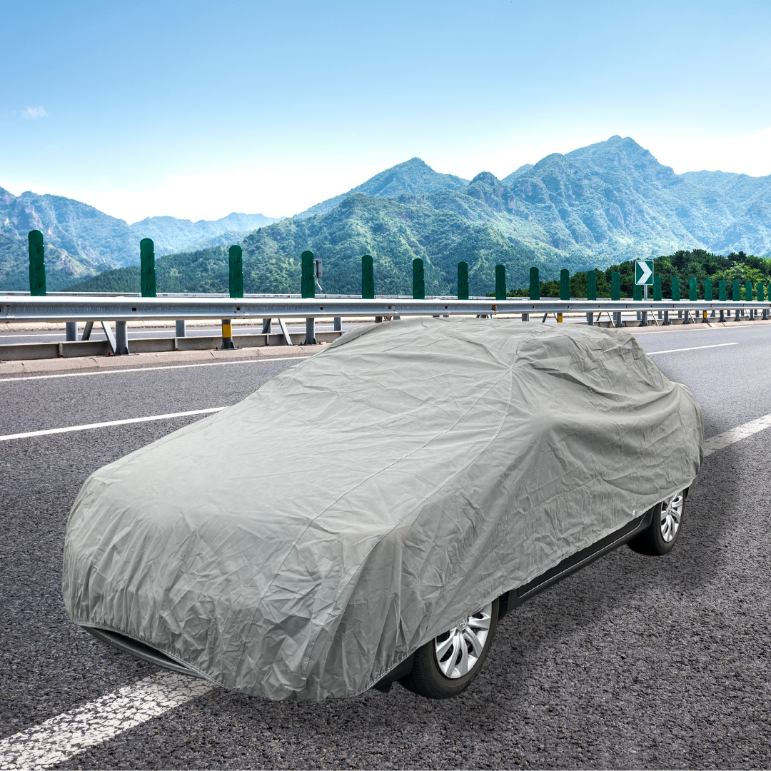 Non-woven Fabric Car Cover, Polyprolene - Medium Sized Cars