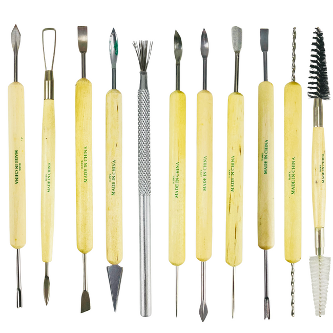 11 Piece Assorted Double Ended Sculpture Tool Set