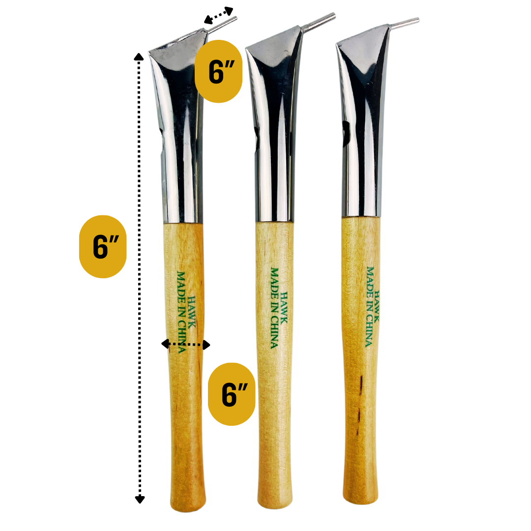 7 Piece Sculpture Set with Wood & Metal Tips - CR-28007