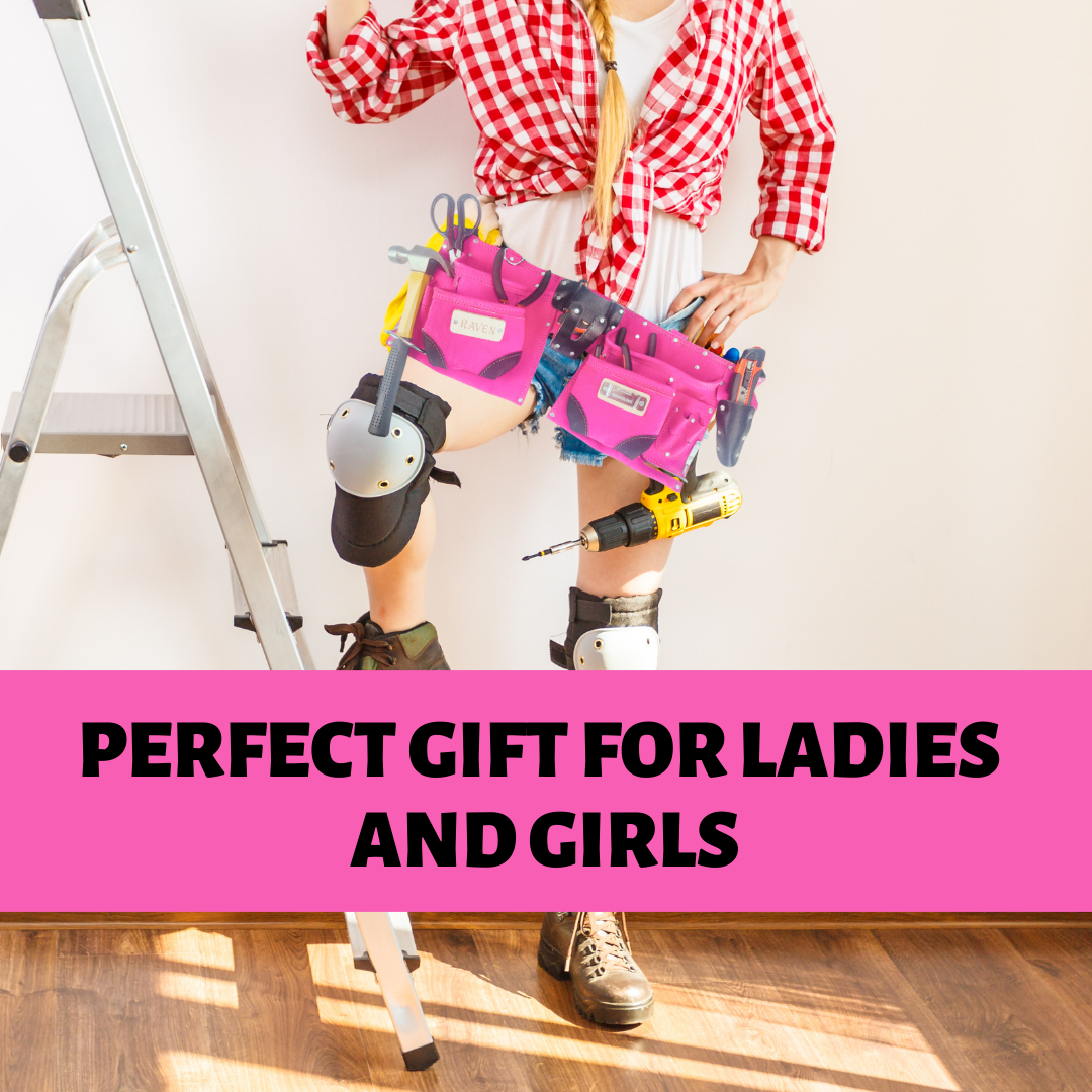 Pink Utility Tool Pouch Belt with 12 Pockets - AS2103A-PNK