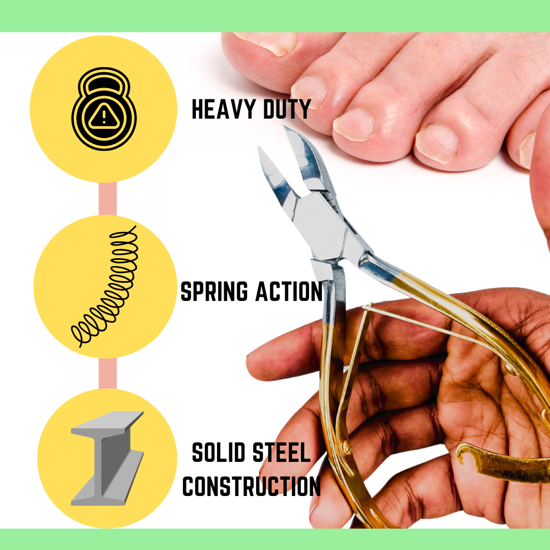 5.5 Inch Stainless Steel Curved Blade Nail Clipper with Safety Lock - CARE-08911