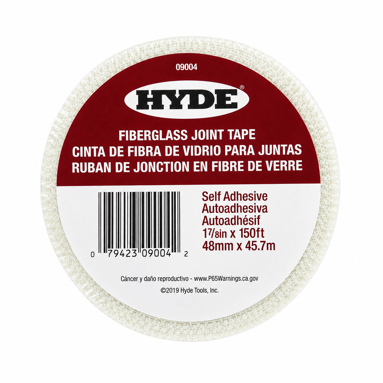 Fiberglass Drywall Joint Tape, Self-Adhesive Mesh Crack Repair Tape, 1-7/8 Inch x 150 Feet (48mm x 45.7m), Heavy-Duty Fiberglass Mesh for Drywall Seams, Wall & Ceiling Repairs