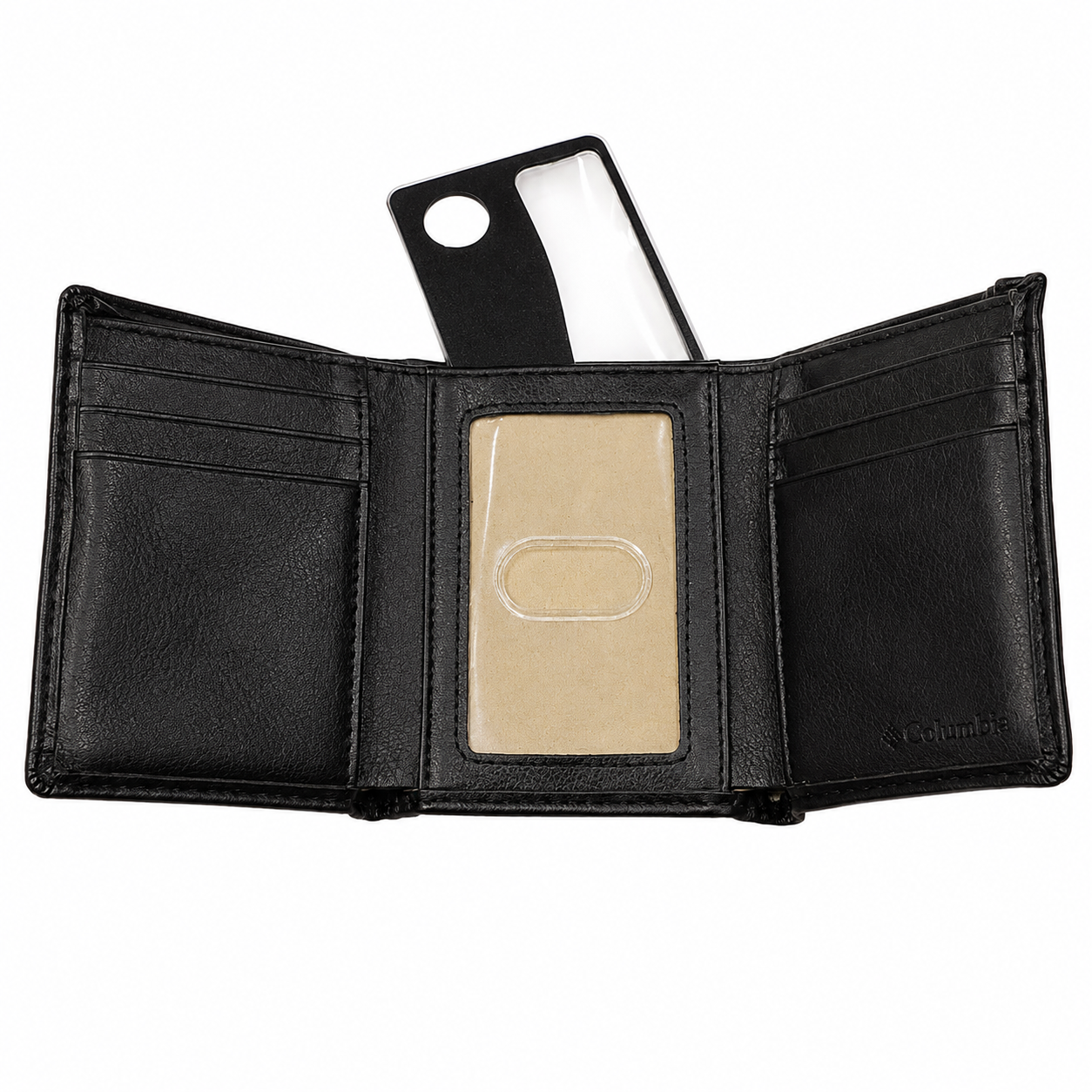LED Illuminated Wallet Size Magnifier, 3X Credit Card Reading Magnifier with Light, Black Plastic Pocket Magnifying Lens for Menus, Price Tags, Labels, Fine Print – MG-90554