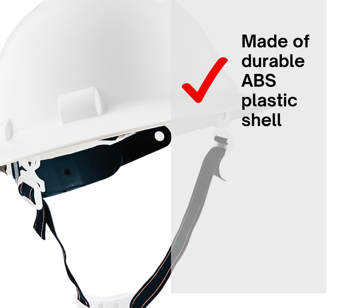 White Industrial Safety Helmet