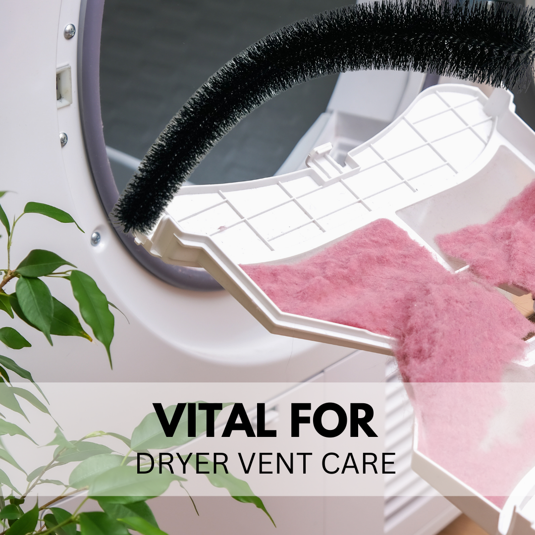 31 Inch Cleaning Brush For Dryer Lint Or Refrigerator Coil Cleaning (Pack of: 2) - LHEN-FB3-Z02