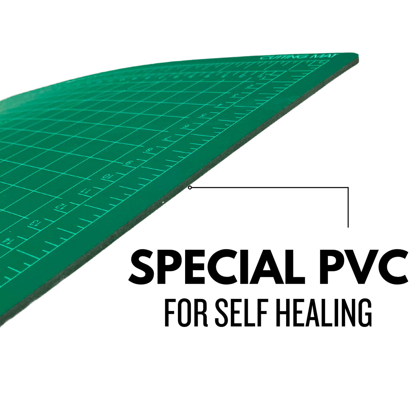 Self-healing Green Cutting Mat, 5" x 9" (Pack of: 2) - CR-91509-Z02