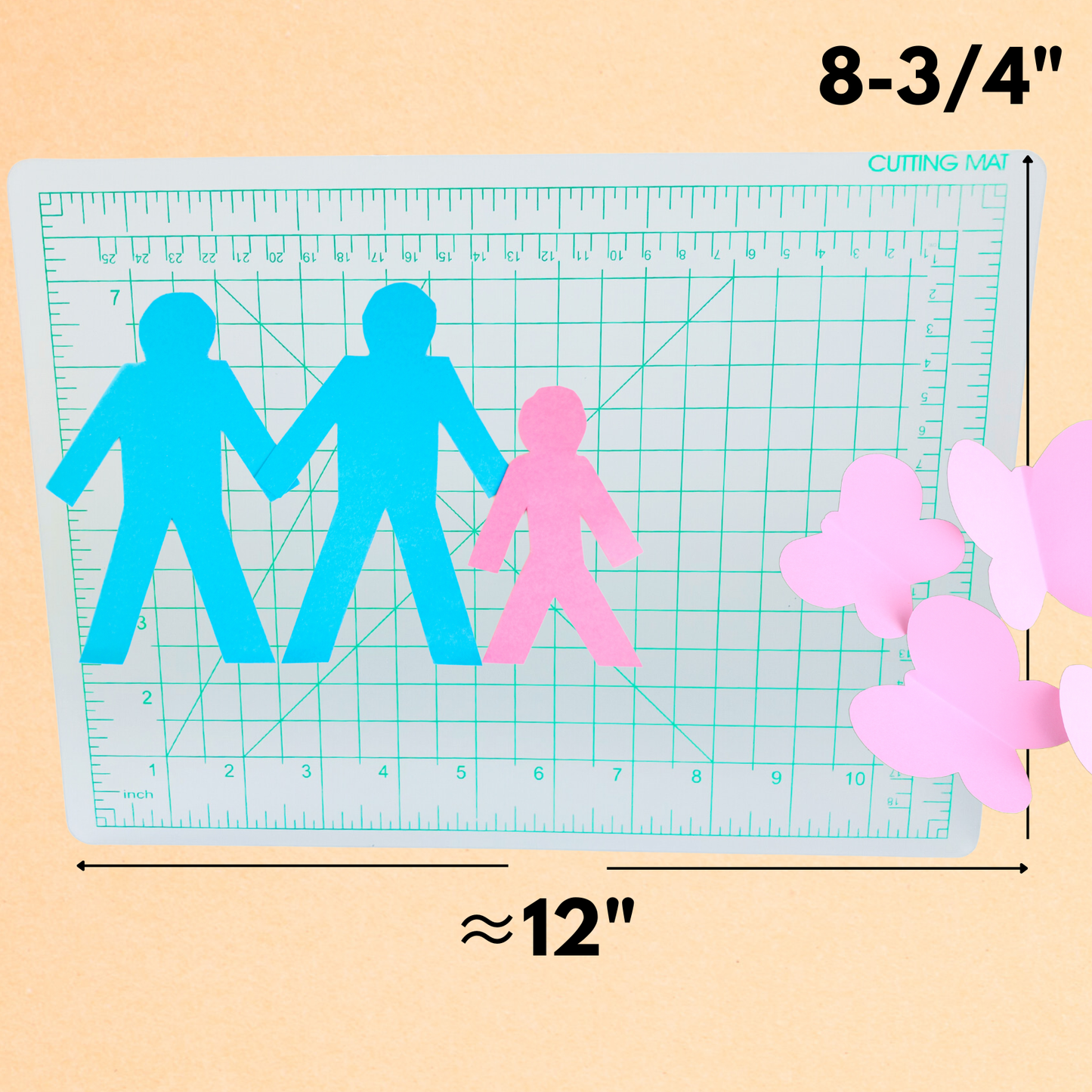 Self-Healing Cutting Mat & Rotary Cutter Combo – Durable Craft Cutting Mat with Precision Rotary Cutter | Sewing, Quilting, Craft & DIY Cutting Set