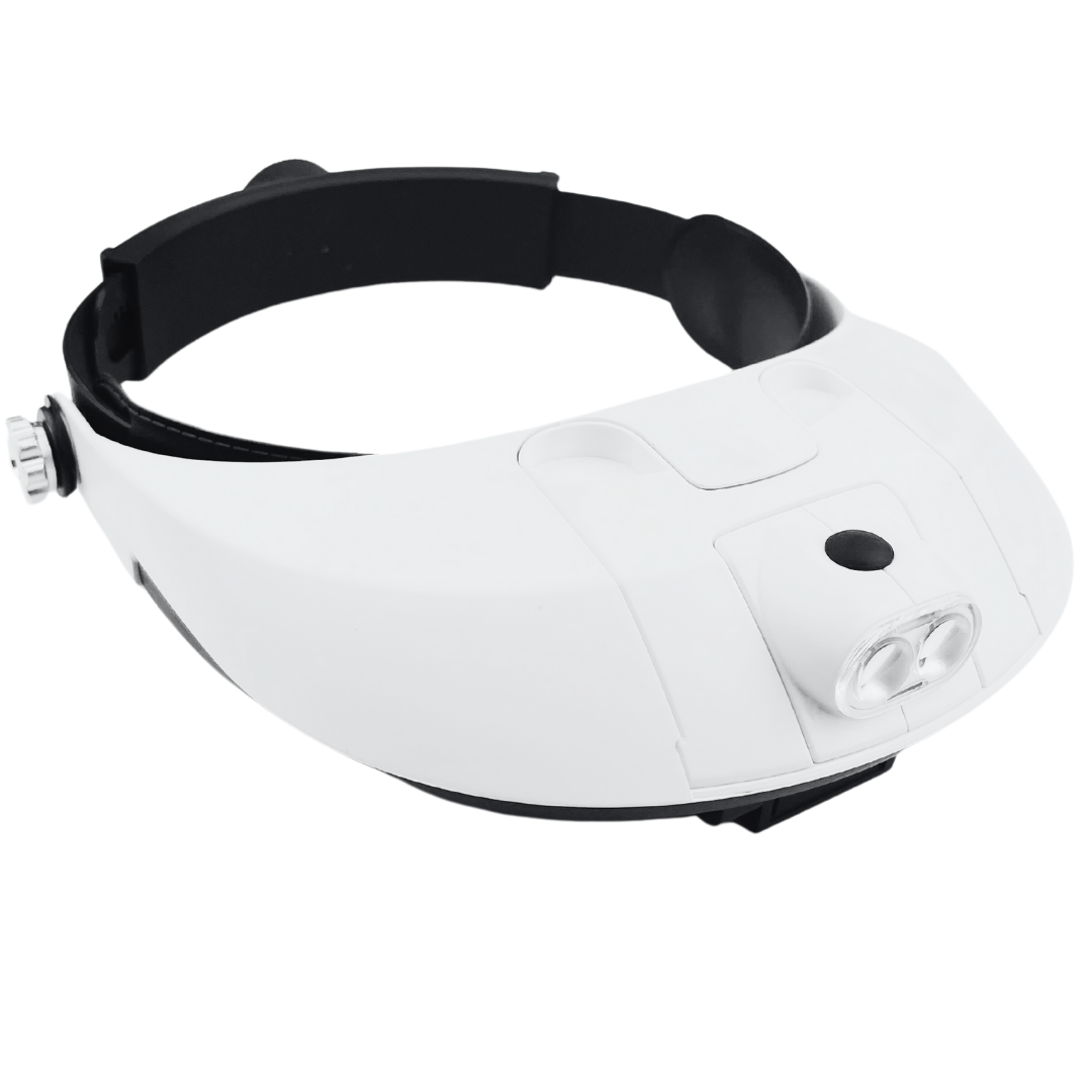 Illuminated Head Magnifier | 5 Interchangeable Lenses