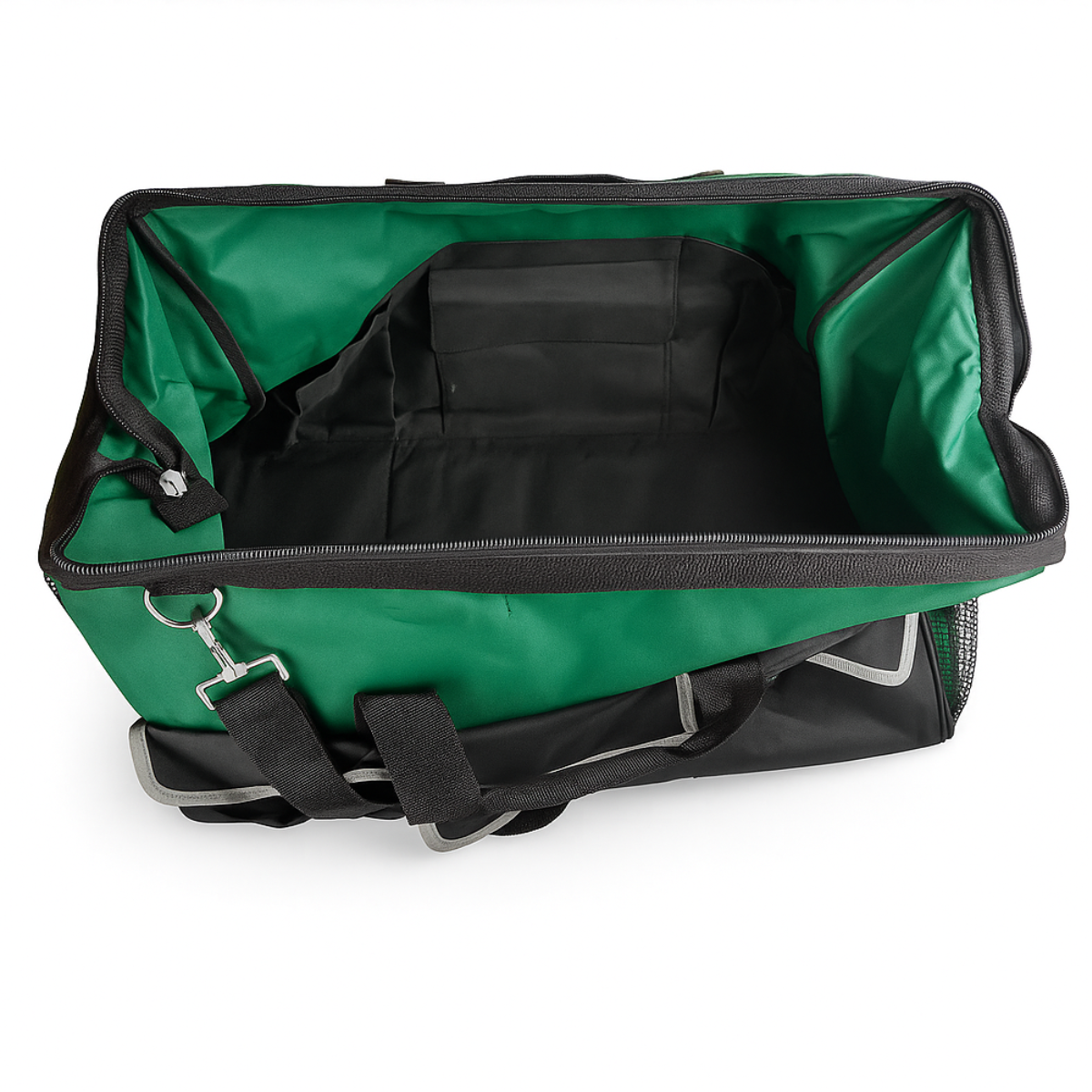 RAVEN 24" Heavy Duty Tool Bag with Pockets and Straps, Green and Black
