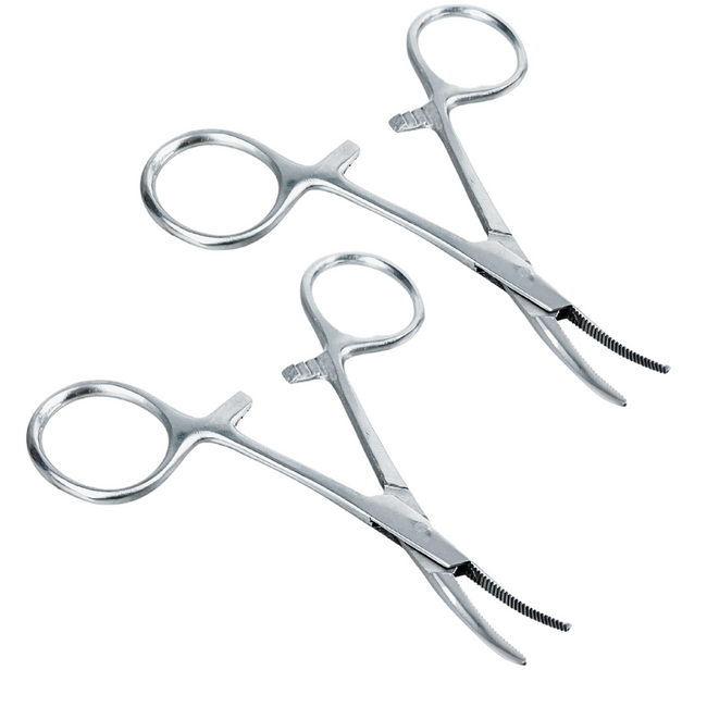 3.5" Curved Stainless Steel Hemostat - S3-03242