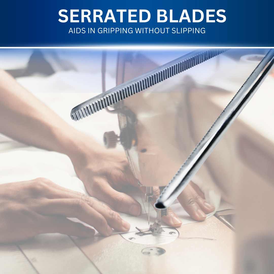 8" Stainless Steel Straight Jaw Hemostat - S3-03281