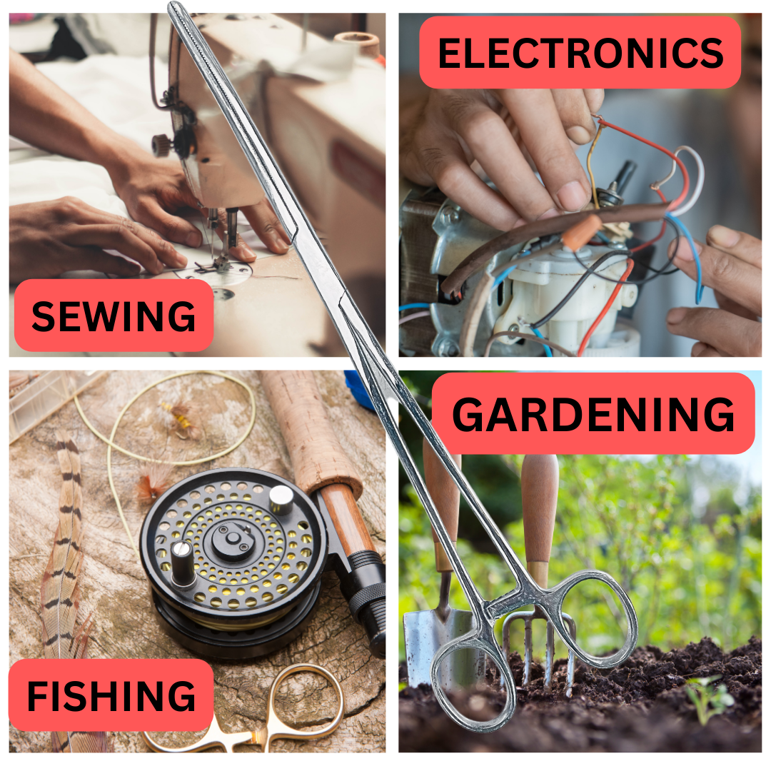 12" Curved Tip Stainless Steel Hemostat - S3-03296