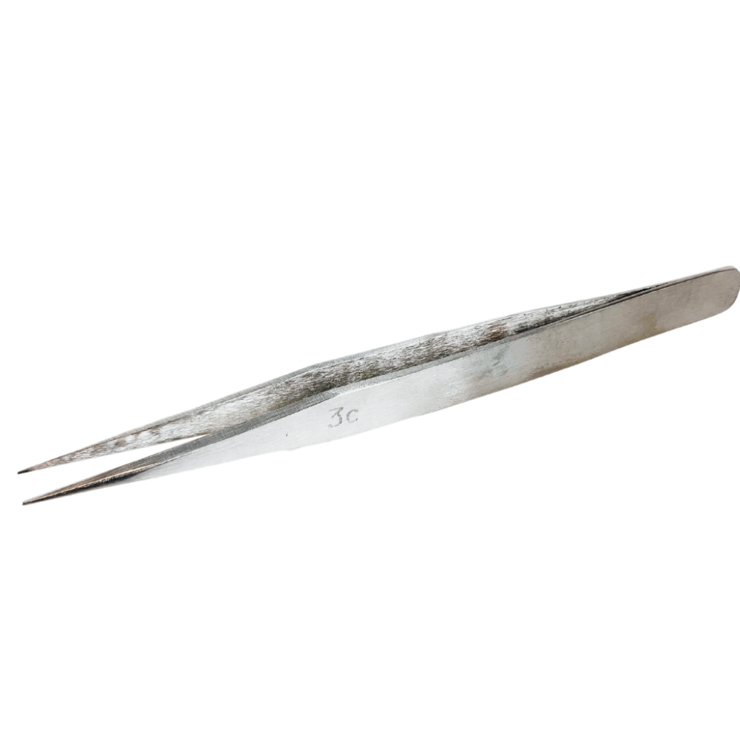 4-1/2 Inch Stainless Steel And Nickel Blend Non-Magnetic Tweezers (Pack of: 2) - S8-08032-Z02