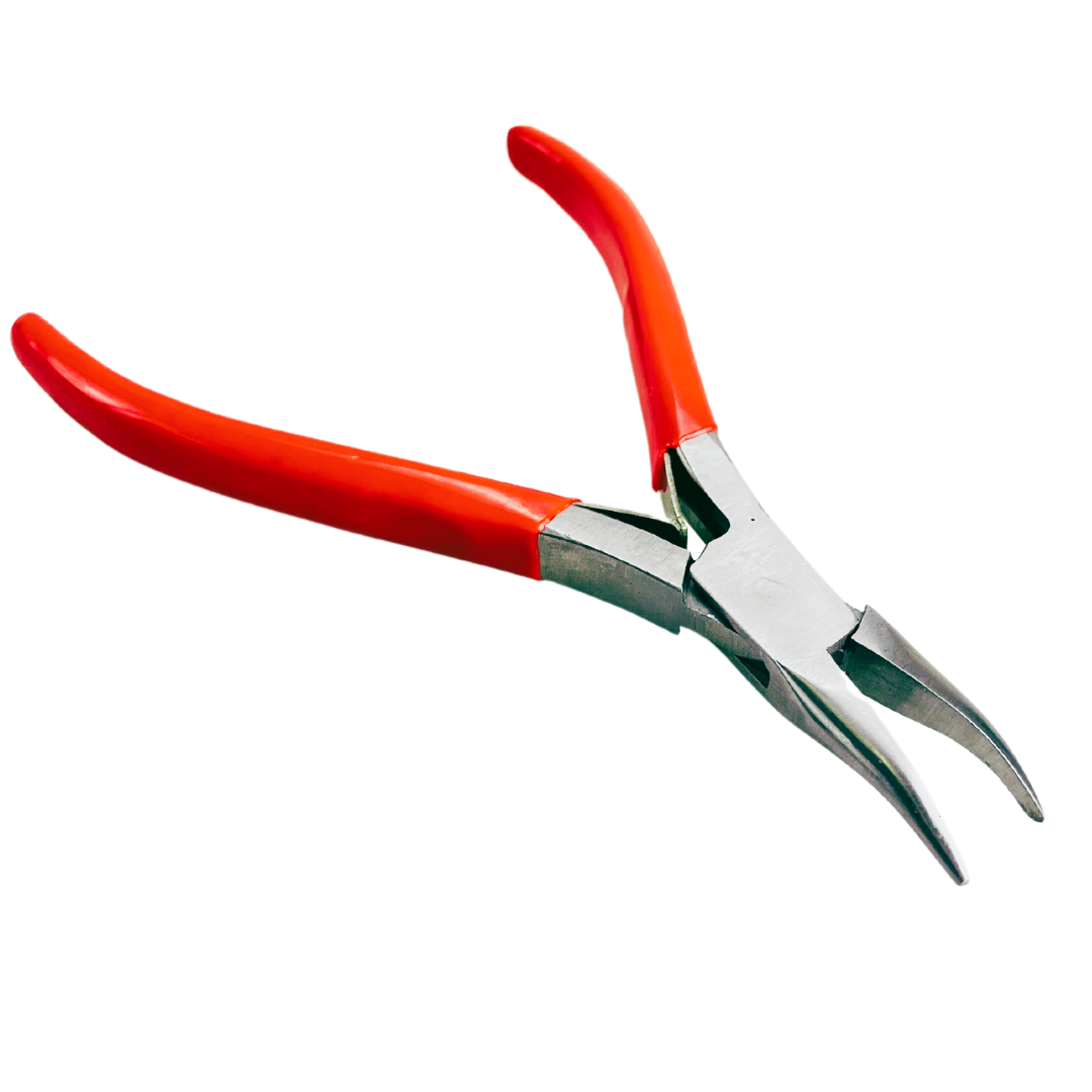 5 Inch Stainless Steel Bent Nose Pliers  - S-008922