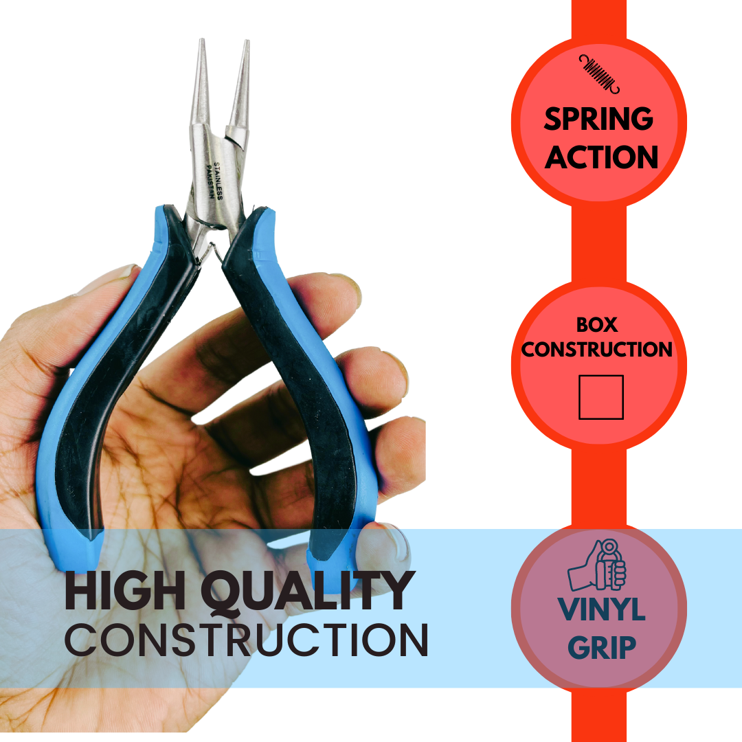 5 Inch Stainless Steel Round Nose Pliers - S89-98924