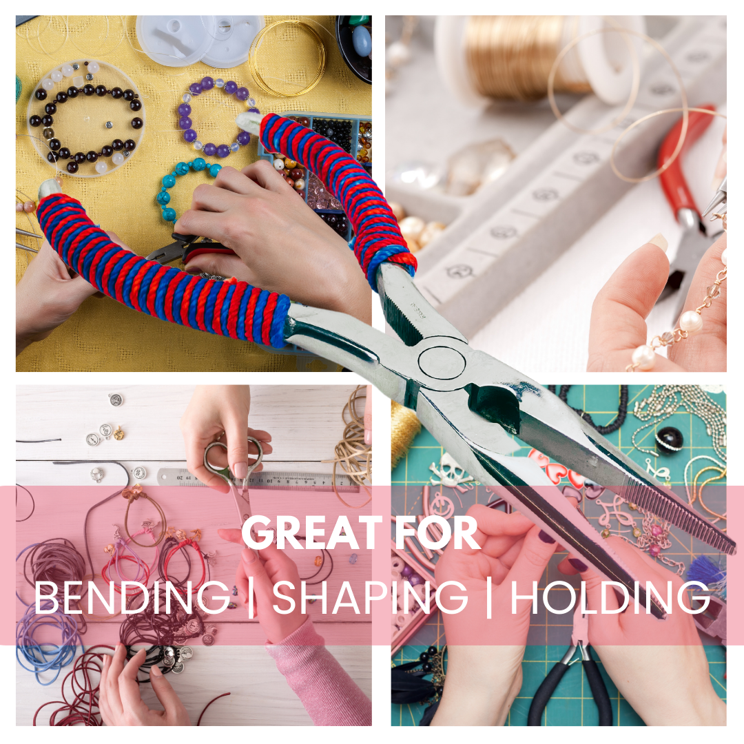 8" Stainless Steel Pliers - Rope-Wrapped Handles - S8960H-ROPE