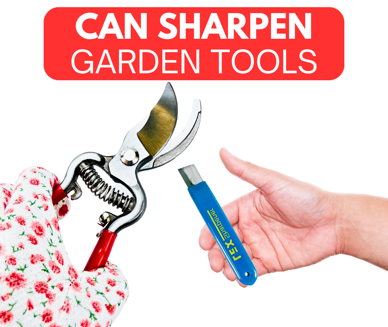 Universal Knife Sharpener | Pocket Sized and Easy to Use | Blue | Use for Various Tools and Blades