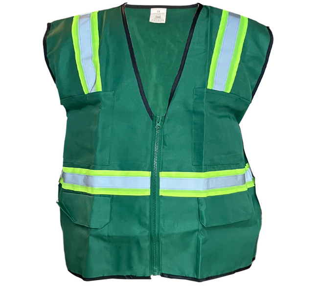 Forest Green Safety Vest, Small  - SW15F-S