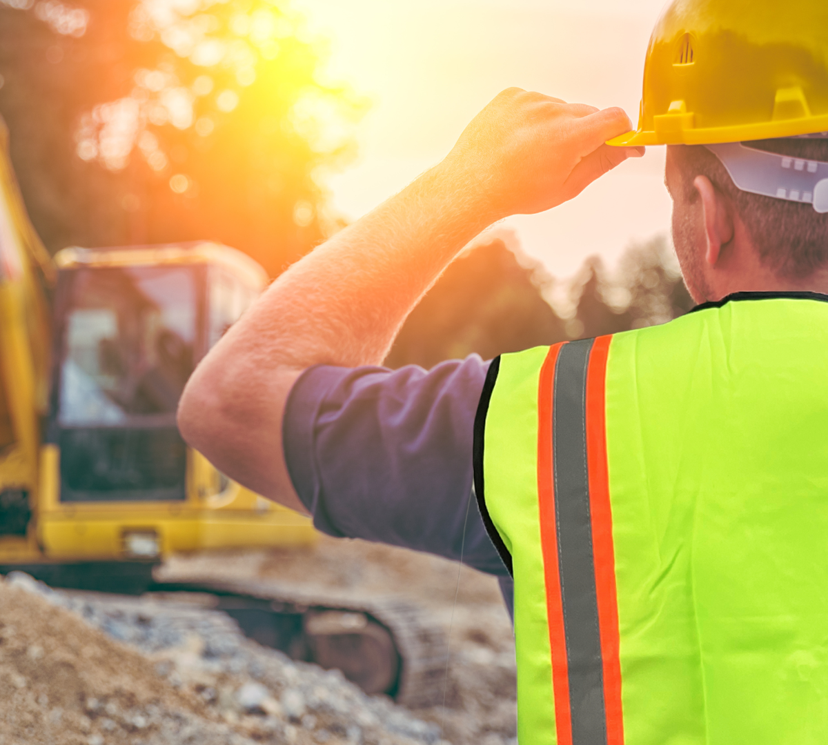 Bright Neon Green Safety Vest with Reflective Stripes - Extra Large - SF-93718