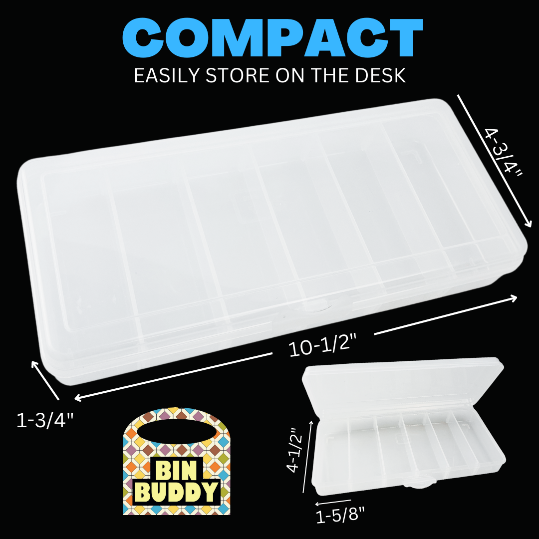 Clear Plastic Storage Box With Removable Dividers - TJ-48822